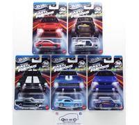 Hot Wheels Fast & Furious Dream Lineup Full Set Subaru Nissan Ford Chevy NEW