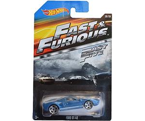 Hot Wheels Fast & Furious Movie Car Ford GT-40 Fast Five Rare 08/08
