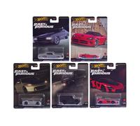 Hot Wheels Fast & Furious Premium Die-Cast Cars Bundle, 5-Pack Set, 1970 Chevelle SS, Dodge Viper, Nissan 370Z, Land Rover Defender, McLaren Senna HNW