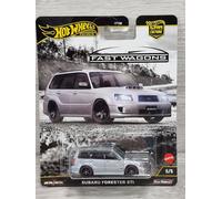 Hot Wheels Premium Car Culture Collectible Toy Car, 1:64 Scale Die-Cast Subaru Forester STI, Ronin Run 2 Vehicle with Real Riders Tires