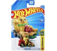 Hot Wheels Feline Lucky [Gold Cat] Experimotors 2/5, 92/250, 1:64 Scale Diecast Toy Vehicle