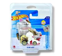 Hot Wheels Feline Lucky (White, Gold & Red) 9/10 Celebration Racers - 2025-234/250 (Short Card) - includes a KLAS Car Keeper Protector Case - HYW52