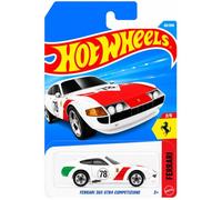 Hot Wheels - Ferrari 365 GTB4 Competizione - Ferrari 2/5 - JJL06 - Short Card - white - Mattel 2026 (62/250) - licensed model - 1:64 - Supercar