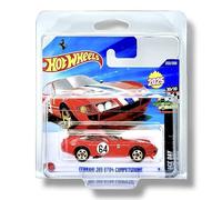 Hot Wheels Ferrari 365 GTB4 Competizione (Red, White & Blue) 10/10 Race Day - Jour De Course - 2025-222/250 (Short Card) - includes a KLAS Car Keeper Protector Case - HTW48