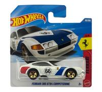 Hot Wheels Ferrari 365 GTB4 Competizione [White] 2/5, 62/250, 1:64 Scale Diecast Toy Vehicle