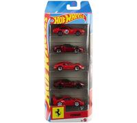 Hot Wheels Ferrari 5-Pack - Red - JLN12 - BRAND NEW