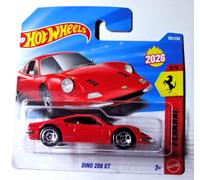 Hot Wheels - Ferrari Dino 206 GT - Red 2026 - JJH56 - G-Case 2026