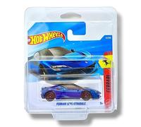 Hot Wheels Ferrari SF90 Stadale (Metallic Dark Blue) 1/5 Ferrari - 2026-41/250 (Short Card) - includes a KLAS Car Keeper Protector Case - JJJ12