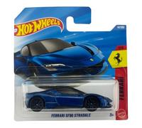 Hot Wheels Ferrari SF90 Stradale [Blue] 1/5, 41/250, 1:64 Scale Diecast Toy Vehicle