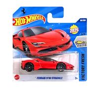 Hot Wheels Ferrari SF90 Stradale - Factory Fresh 5/5 - Short Card - HYW34 - Red - 2025