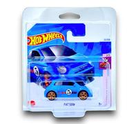 Hot Wheels Fiat 500e (Blue) 2/5 Compact Kings - 2024-22/250 (Short Card) - COMES IN A GENUINE KLAS CAR KEEPER PROTECTOR CASE - HTD03