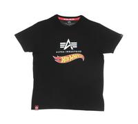 Hot Wheels Flag Tee - Men's T-Shirt - male - Alpha Industries - T-Shirts - Black - M - Tops M