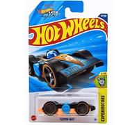 Hot Wheels Flippin Fast [Black & Orange], Experimotors 2/10, 117/250, 1:64 Scale Diecast Car