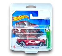 Hot Wheels Ford F-150 Lightning Custom (Dark Red) 5/10 HW Green Speed - 2024-37/250 (Short Card) - COMES IN A KLAS CAR KEEPER SHORT CARD PROTECTOR CASE - HTB82