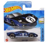 Hot Wheels - Ford GT40 - Factory Fresh 2/10 - HTD34 - Short Card - Good Year - Autolite - Dark Blue Metallic - Mattel 2024-1:64