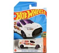 Hot Wheels Ford Transit Connect Treasure Hunt (White Flower Delivery), HW Vans 3/5