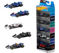 Hot Wheels Formula 1 5-Pack, Set of 5 Die-Cast Toy