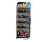 Hot Wheels Formula 1 2024 Die-Cast Cars, 5-Pack Collection, F1 Racing Cars