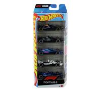 Hot Wheels Formula 1 5-Pack, Set of 5 Die-Cast Toy