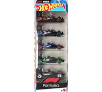 Hot Wheels - Formula 1 Race Team 5-Pack - Gift Set - FIA FORMULA ONE - JBJ78