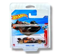 Hot Wheels Formula E Gen3 (Black & Orange) 4/5 Track Aces - - 194/250 (Short Card) - includes a KLAS Car Keeper Protector Case - HYY56