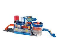 Hot Wheels FTB66 City Mega Car Wash Connectable Play Set with Diecast and Mini Toy Car
