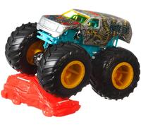Hot Wheels FYJ44 Monster Trucks 1:64 Scale Die-Cast Assortment with Giant
