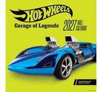 Hot Wheels Garage of Legends 2027 Wall Calendar (Mattel)