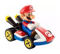 Hot Wheels GBG26 Super Mario Kart DieCast MARIO STANDARD KART 1:64 Scale 5cm Length