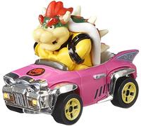 Hot Wheels GBG31 Mario Kart 1:64 Die-Cast Bowser with Badwagon Vehicle ,Multicolour