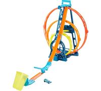 Hot Wheels GLC96 Track Builder Unlimited Triple Loop Kit, Multi-Coloured