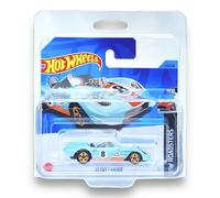 Hot Wheels Glory Chaser (Blue & Orange (GULF Oil)) - 9/10 HW Roadsters - 2023-155/250 (Short Card) - COMES IN A KLAS CAR KEEPER PROTECTIVE COLLECTORS CASE - HKH42
