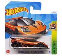 Hot Wheels - Gordon Age 3+ Murray Automotive T.50s - HW Exotics 7/10 - HRY89 - Short Card - Analog Hypersports Car - Orange Metallic - Mattel 2024 - 1:64
