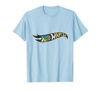 Hot Wheels Graphic Colour Logo T-Shirt, Men, Baby Blue, Small