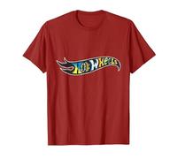 Hot Wheels Graphic Colour Logo T-Shirt, Men, Cranberry Red, X-Large