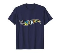 Hot Wheels Graphic Colour Logo T-Shirt, Men, Navy Blue, 5X-Large