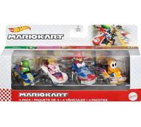 Mario Kart Hot Wheels 4 Pack