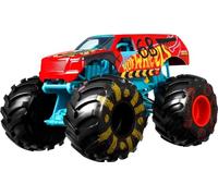 Hot Wheels GWL09 Monster Trucks 1:24 Scale Die-Cast Assortment for Kids age 3-8 Years Old,with BIG Wheels for Crashing and Smashing , Multicolor, 12.0 cm*19.0 cm*14.0 cm