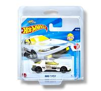 Hot Wheels Hako Type D (White, Black & Yellow) 4/5 HW J-Imports - 2025-98/250 (Short Card) - includes a KLAS Car Keeper Protector Case - HYW25