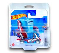 Hot Wheels Haul-O-Gram (Red, White & Blue) 10/10 HW Metro - 2023-220/250 (Short Card) - COMES IN A KLAS CAR KEEPER PROTECTIVE COLLECTORS CASE - HKG95
