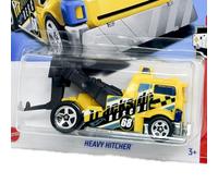 Hot Wheels Heavy Hitcher (Yellow) HW Rescue 9/10, Die-cast Toy Vehicle