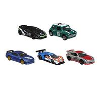 Hot Wheels HFF49 - Forza 5 Pack Toy Racing Vehicles from the Video Game in Scale 1:64 with Authentic Details and Realistic Design, Gift for Collectors and Children from 3 Years
