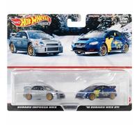Hot Wheels HKF60 Premium 2-Pack Subaru Impreza WRX / '16 Subaru WRX STI [Mini Car] [From 3 Years]
