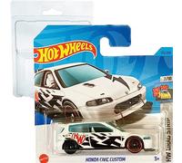 Hot Wheels Honda Civic Custom HW Drag Strip 7/10 (172/250) HKH33 Short Card Mattel 2023 + Blister & Card Protector Pack Friki Monkey