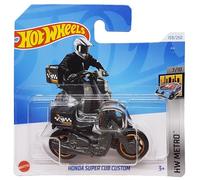 Hot Wheels - Honda Super Cub Custom - HW Metro 7/10 - HTF23 - Short Card - Treasure Hunt - Motorcycle - Mattel 2024 - 1:64