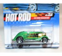 Hot Wheels HOT ROD Magazine O'Lucky Flame Green Irish 1933 Ford Roadster Die Cast Toy (#4 of 4)