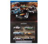 Hot Wheels HRX57 Zamak Multipack Ride on Toy Mini Car, Pack of 6, from 3 Years, Silver