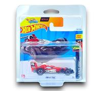 Hot Wheels HW-4-Trac (Red, Black & White) 4/10 HW Race Day - 2024-101/250 (Short Card) - COMES IN A GENUINE KLAS CAR KEEPER PROTECTOR CASE - HTC76