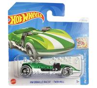 Hot Wheels - HW Braille Racer - Twin Mill - HW Celebration Racers 1/10 - HTC99 - Short Card - Green - Mattel 2024 - 1:64