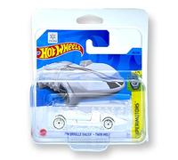 Hot Wheels HW Braille Racer - Twin Mill (White) 4/5 Experimotors 2023-85/250 (Short Card) - COMES IN A KLAS CAR KEEPER PROTECTIVE COLLECTORS CASE - HKG33